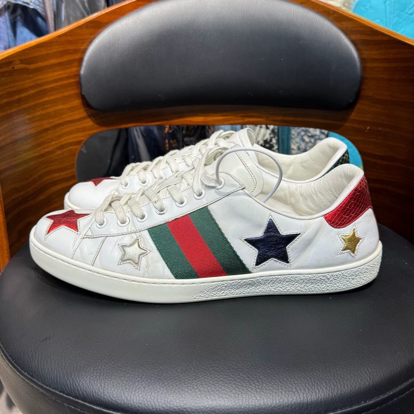 Gucci Gucci White Lowtop Sneakers 42 Men Size US 9 / EU 42 - 6 Thumbnail
