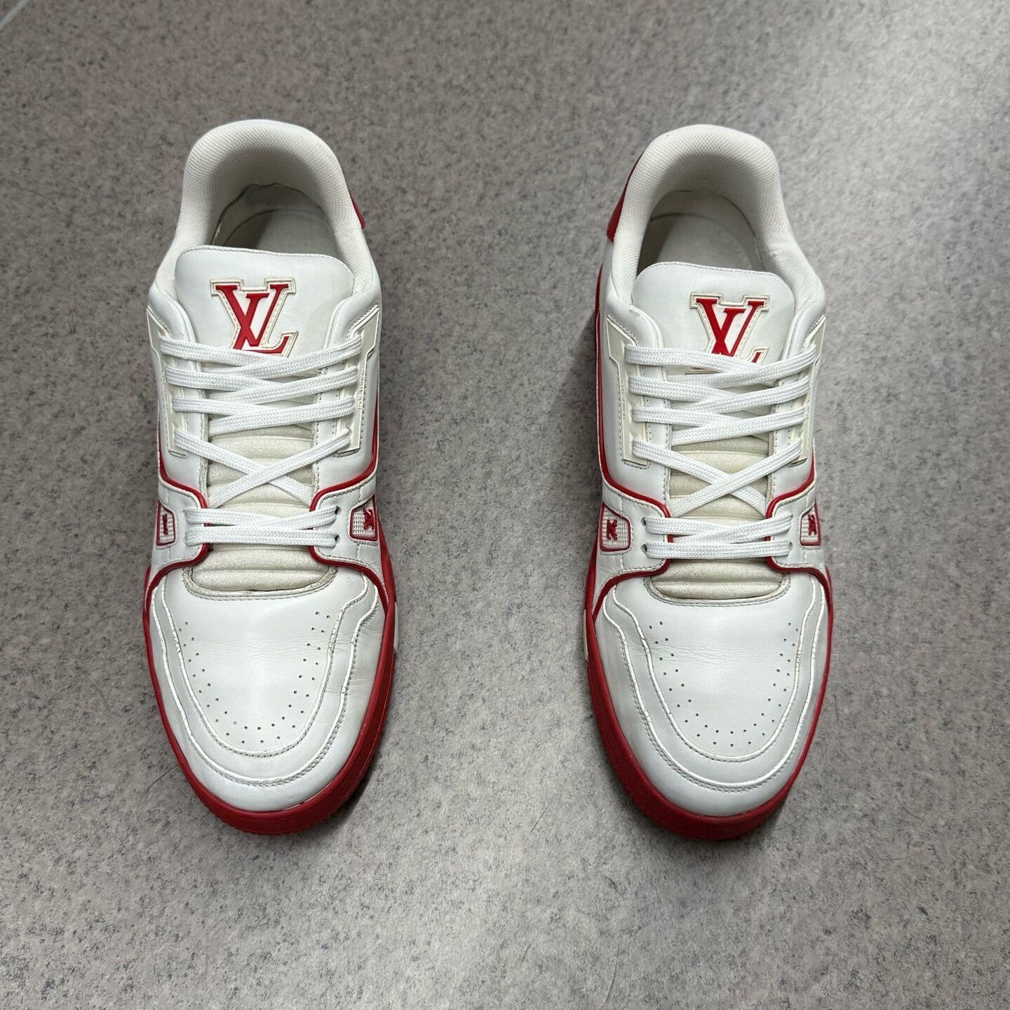 Louis Vuitton Louis Vuitton Training Red Lowtop Sneakers 42 Men Size US 9 / EU 42 - 8 Thumbnail