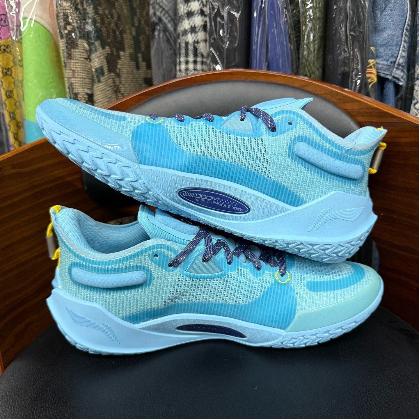 Li-Ning Li-Ning Blue Lowtop Sneakers 43.5 Men Size US 10.5 / EU 43-44 - 7 Thumbnail