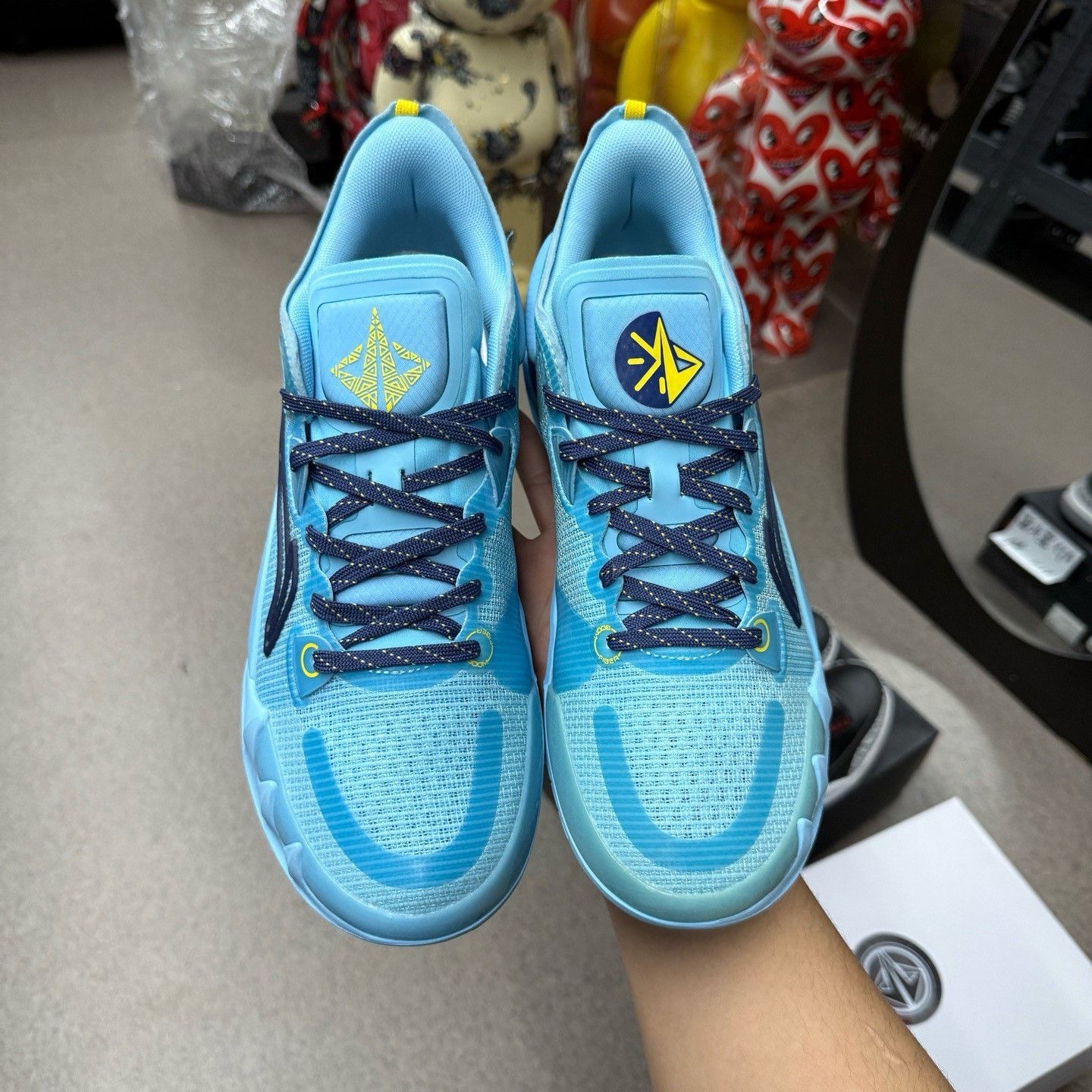 Li-Ning Li-Ning Blue Lowtop Sneakers 43.5 Men Size US 10.5 / EU 43-44 - 5 Thumbnail