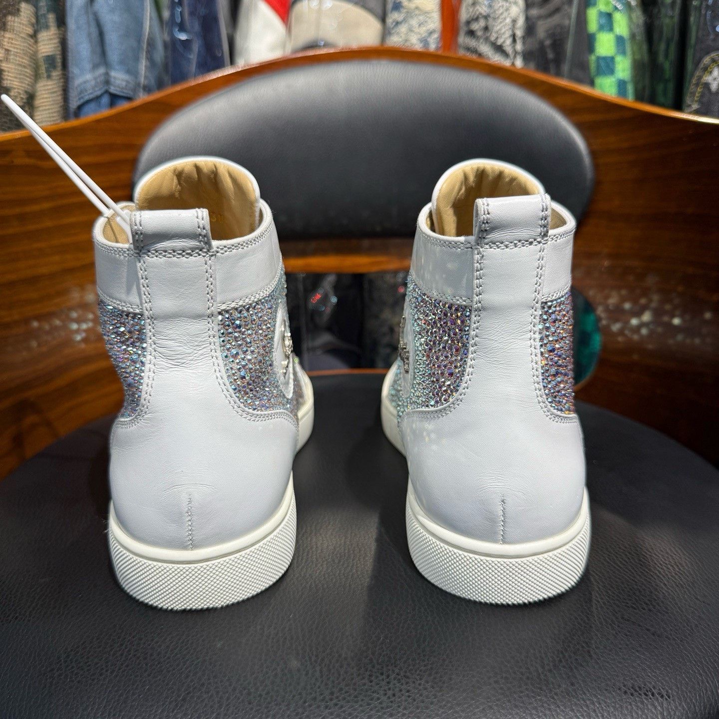Christian Louboutin Christian Louboutin Multi Hitop Sneakers 38 Women Size US 7.5 / IT 37.5 - 3 Thumbnail