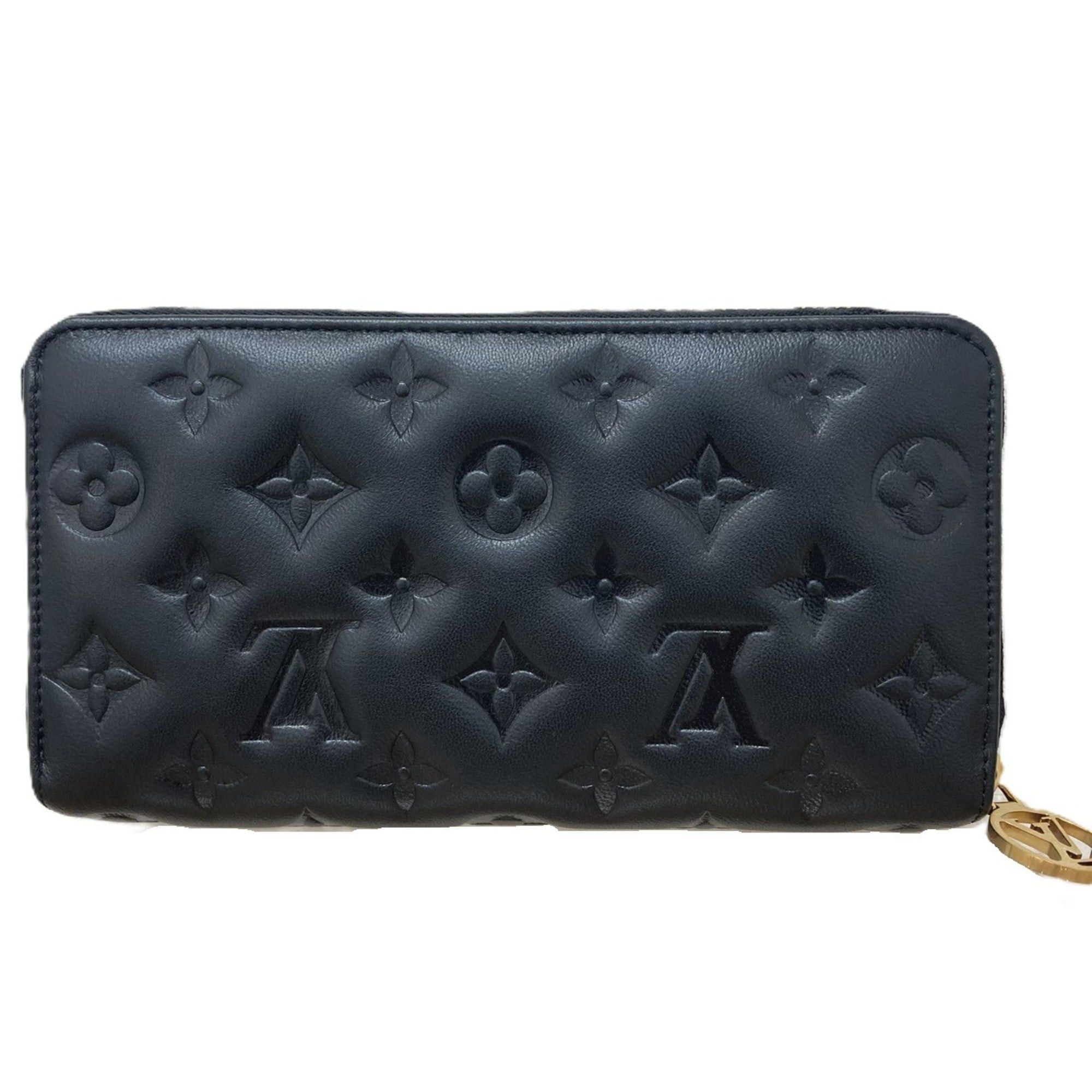 Louis Vuitton Louis Vuitton M81510 Zippy Wallet Coussin Monogram Embossed Noir Black Size ONE SIZE - 2 Thumbnail