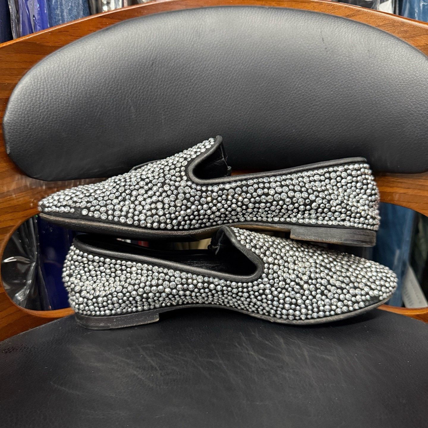 Giuseppe Zanotti Giuseppe Zanotti Black Lowtop Sneakers 35 Women Size US 5 / IT 35 - 7 Thumbnail