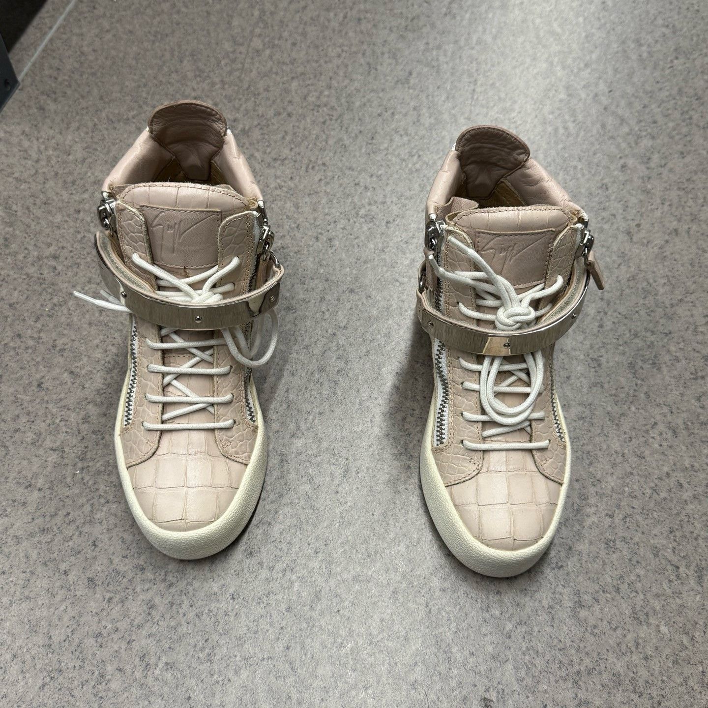 Giuseppe Zanotti Giuseppe Zanotti Casual Pink Hitop Sneakers 35 Women Size US 5 / IT 35 - 5 Thumbnail
