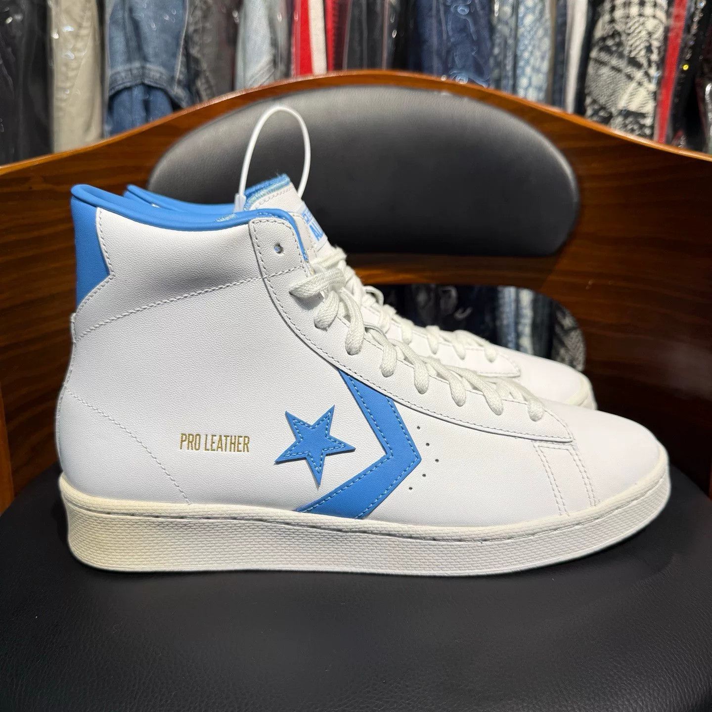 Converse Converse Leather Blue Lowtop Sneakers 43 Men Size US 10 / EU 43 - 4 Thumbnail