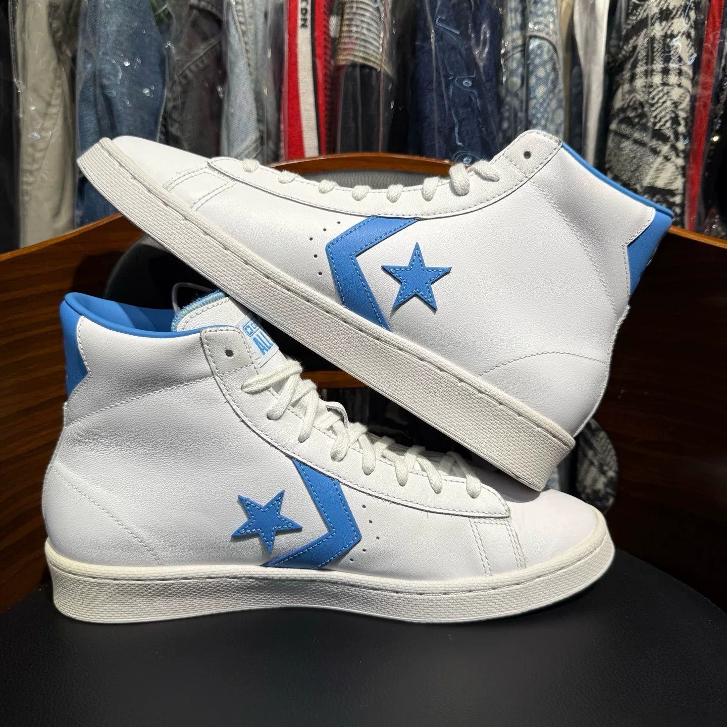Converse Converse Leather Blue Lowtop Sneakers 43 Men Size US 10 / EU 43 - 7 Thumbnail