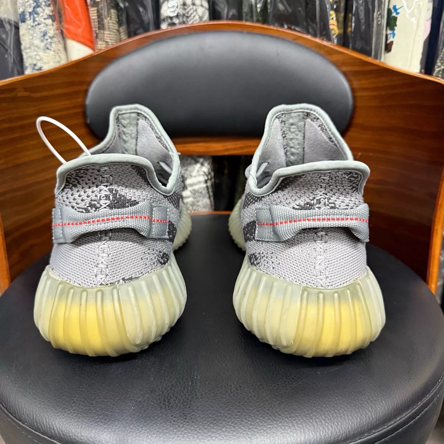Adidas Adidas YEEZY350 Gray Lowtop Sneakers 48 Men Size US 14 / EU 47 - 3 Thumbnail