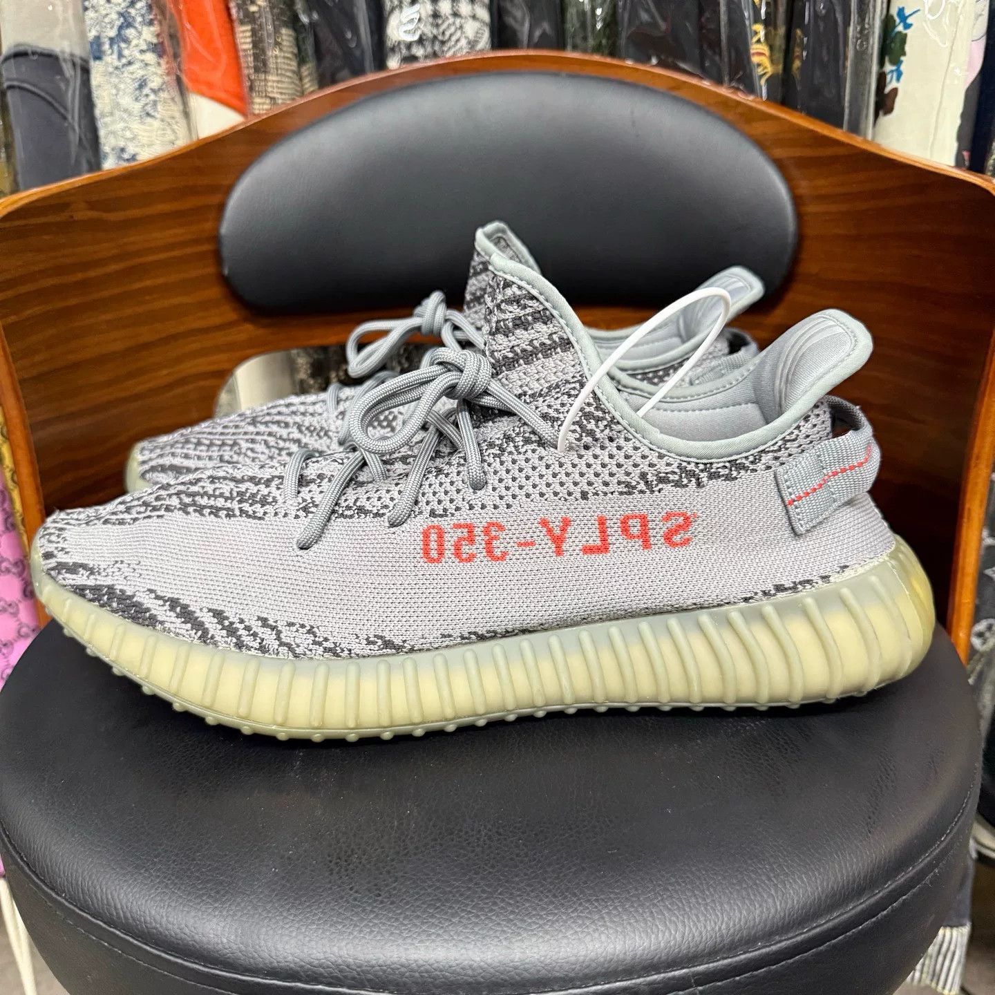 Adidas Adidas YEEZY350 Gray Lowtop Sneakers 48 Men Size US 14 / EU 47 - 6 Thumbnail