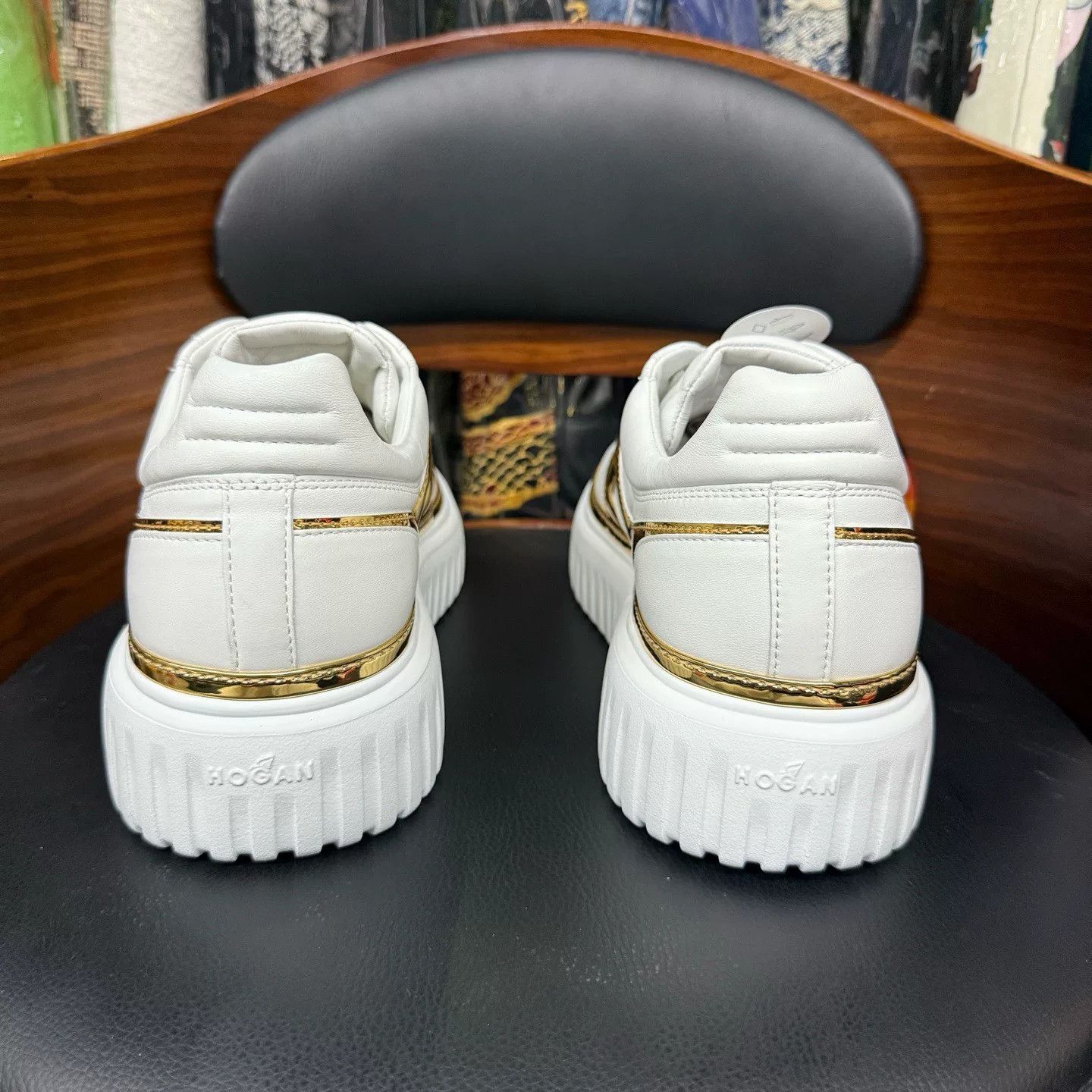 Hogan Hogan Retro White Lowtop Sneakers 40 Women Size US 9 / IT 39 - 3 Thumbnail