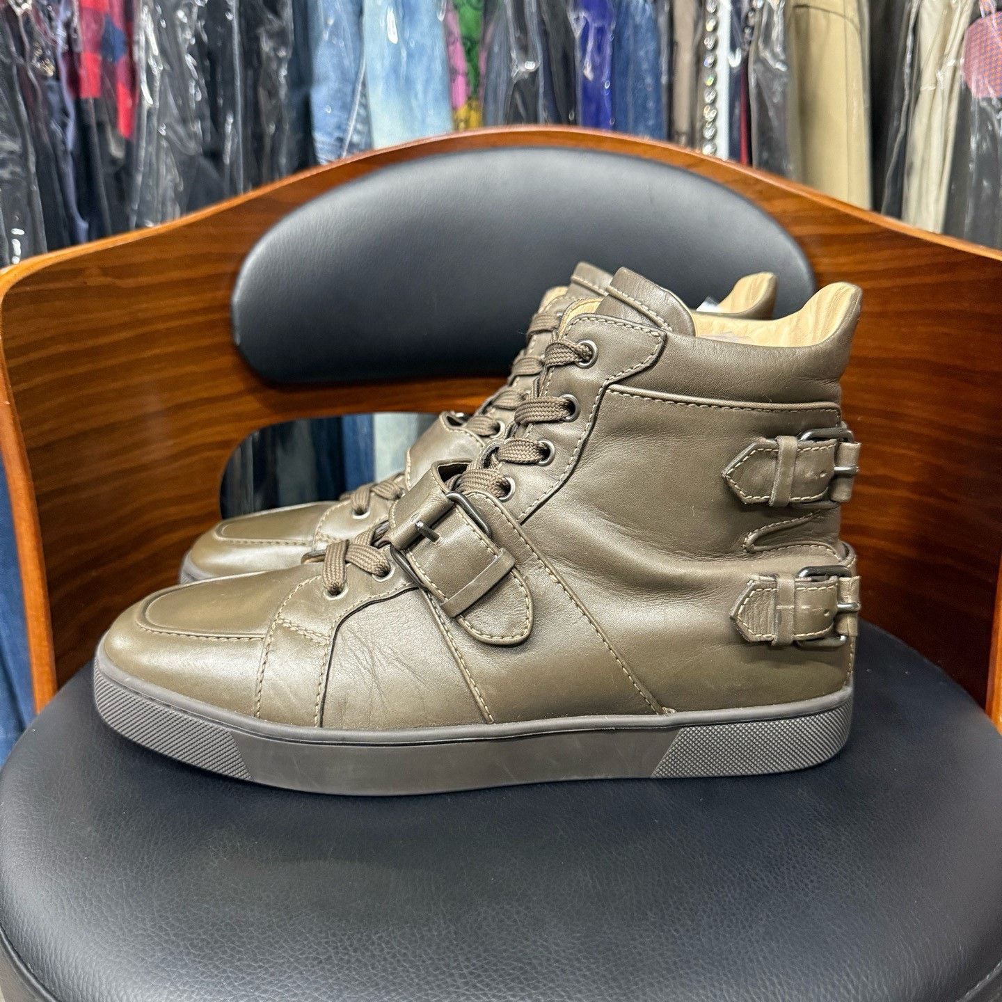 Christian Louboutin Christian Louboutin Casual Red Hitop Sneakers 41 Men Size US 8.5 / EU 41-42 - 6 Thumbnail