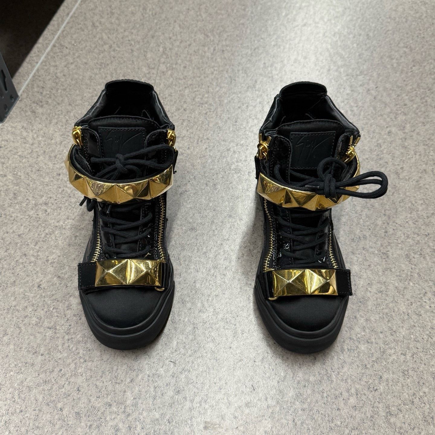 Other Casual Black Hitop Sneakers 35 Women Size US 5 / IT 35 - 5 Thumbnail