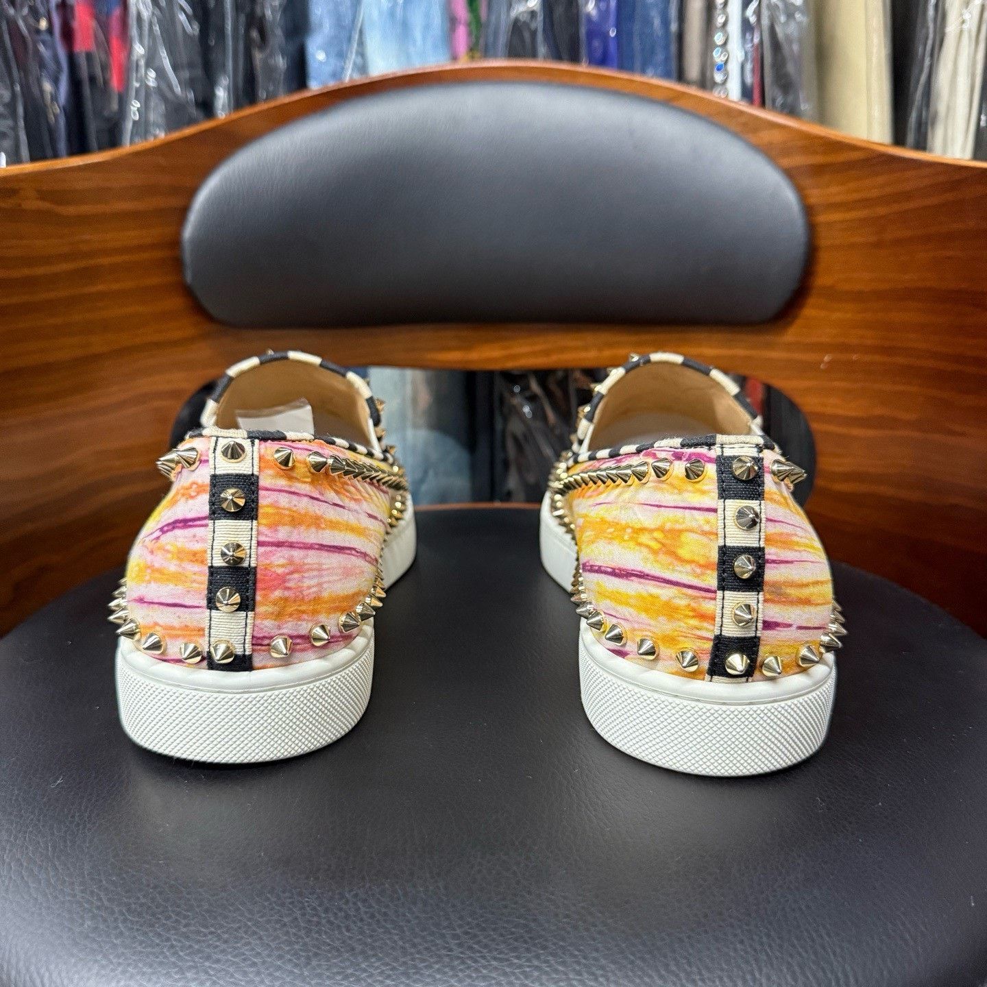 Christian Louboutin Christian Louboutin Casual Tie-Dye Multi Lowtop Sneakers Men Size US 7.5 / EU 40-41 - 3 Thumbnail