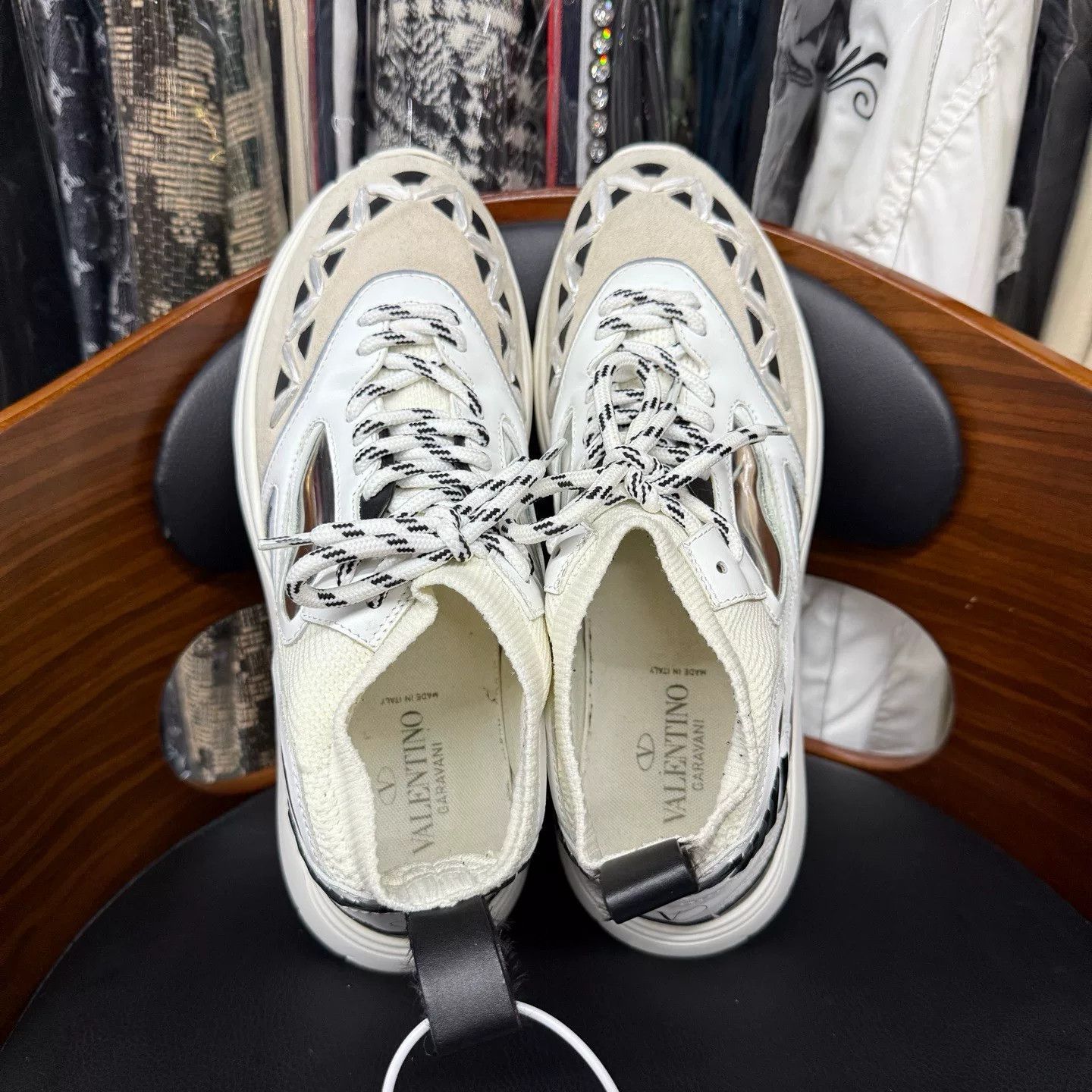 Valentino Valentino White Lowtop Sneakers 41 Men Size US 8.5 / EU 41-42 - 8 Thumbnail