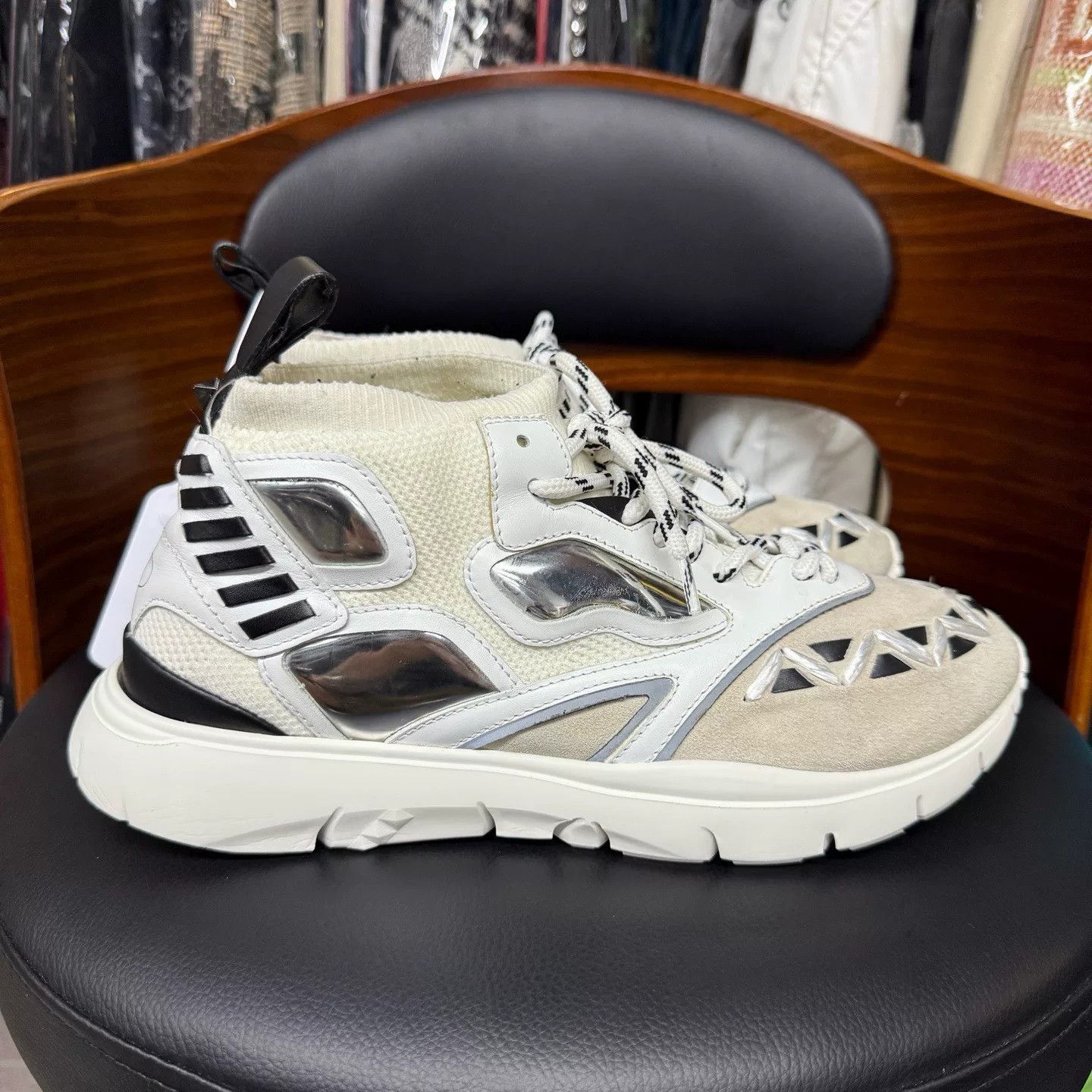 Valentino Valentino White Lowtop Sneakers 41 Men Size US 8.5 / EU 41-42 - 4 Thumbnail