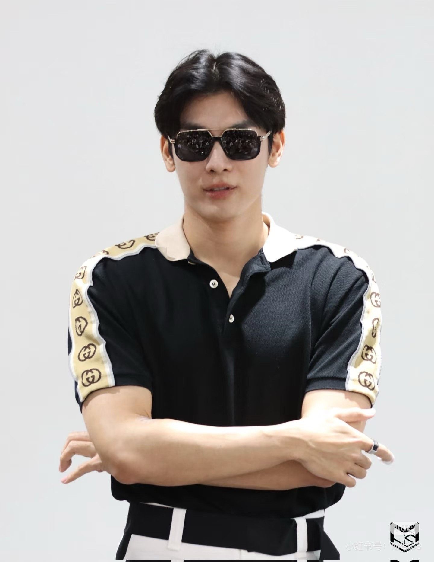 Gucci Gucci Striped Black Polo XS Men Size US XS / EU 42 / 0 - 7 Thumbnail
