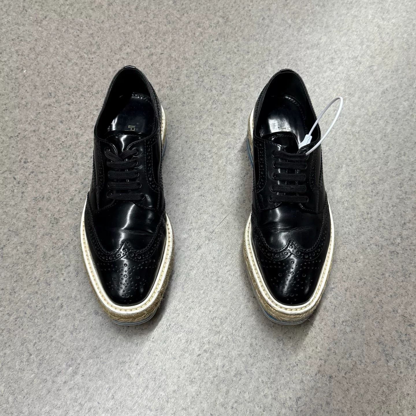 Prada Prada Retro Blue Lowtop Sneakers 37 Women Size US 6.5 / IT 36.5 - 5 Thumbnail