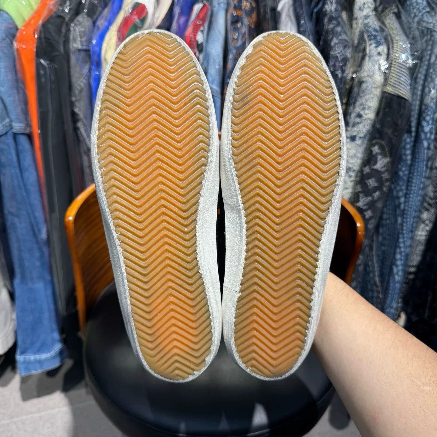 Golden Goose Golden Goose Distressed Blue Lowtop Sneakers 42 Men Size US 9 / EU 42 - 8 Thumbnail