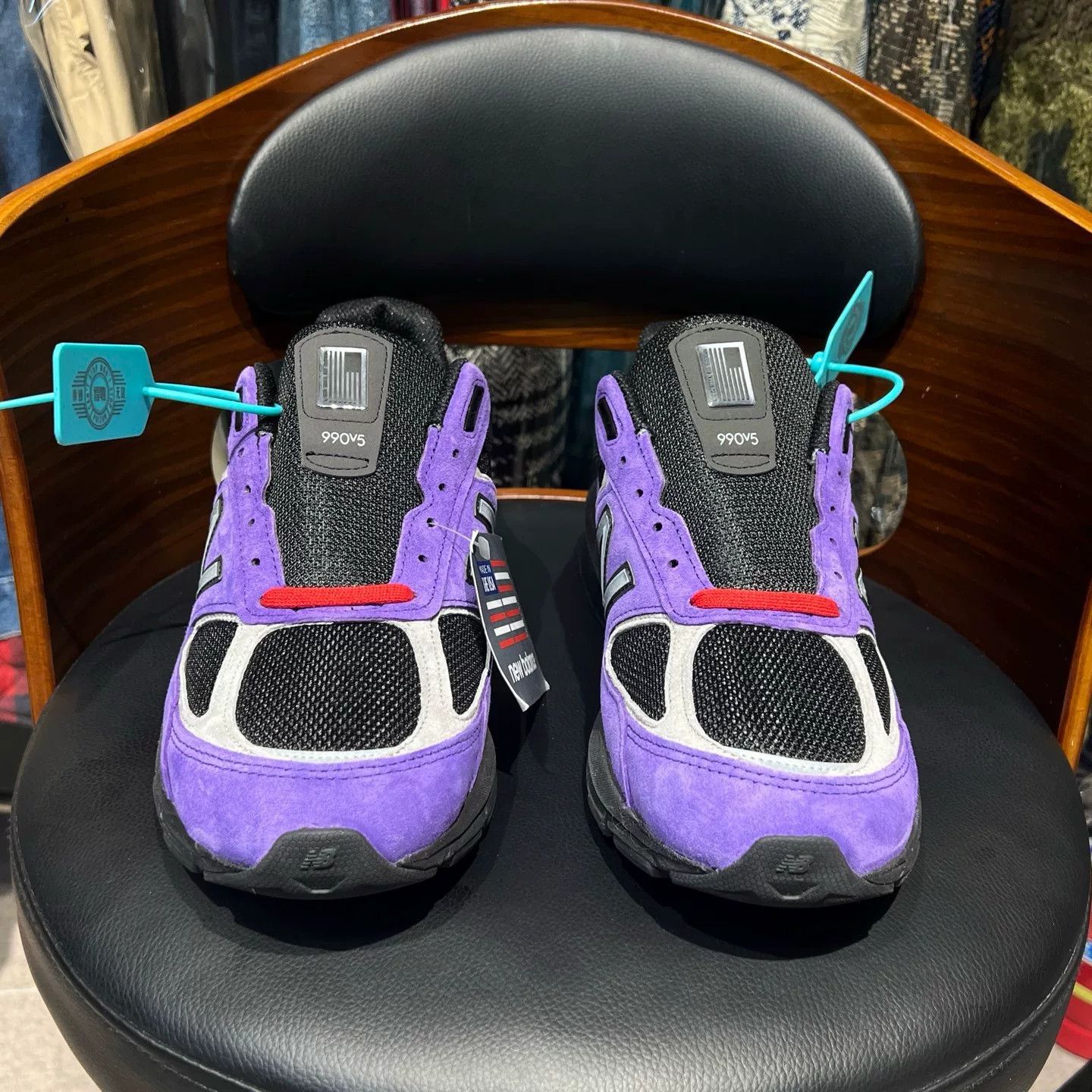 New Balance New Balance Limited Purple Lowtop Sneakers 44.5 Men Size US 11 / EU 44 - 2 Thumbnail