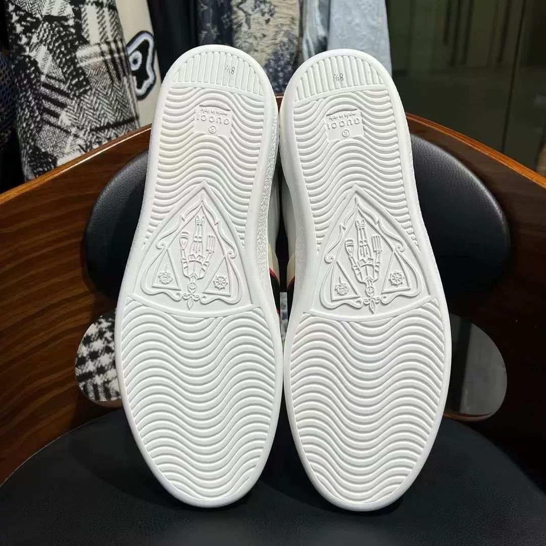 Gucci Gucci Red Lowtop Sneakers 43.5 Men Size US 10.5 / EU 43-44 - 8 Thumbnail