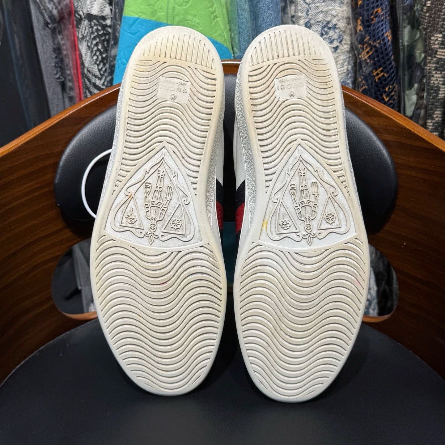 Gucci Gucci White Lowtop Sneakers 43 Men Size US 10 / EU 43 - 9 Thumbnail