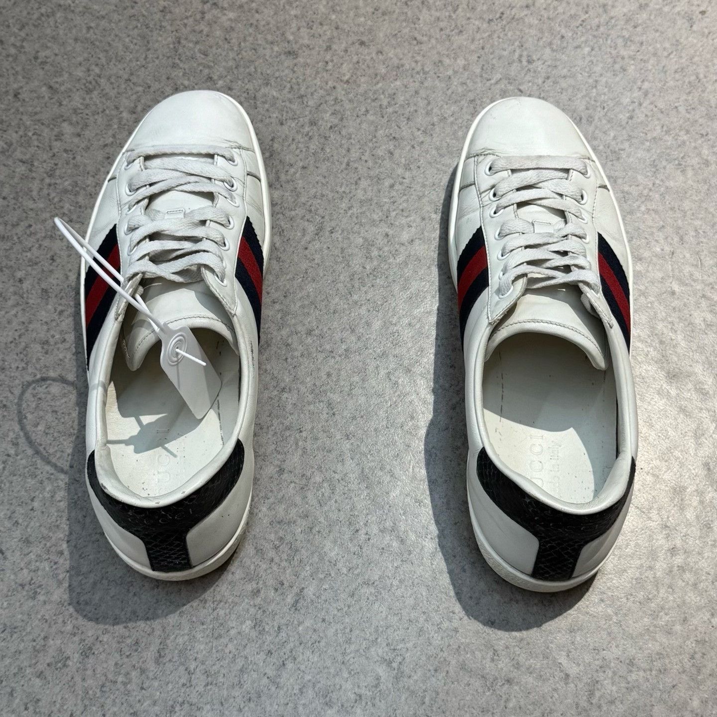 Gucci Gucci White Lowtop Sneakers 43 Men Size US 10 / EU 43 - 8 Thumbnail