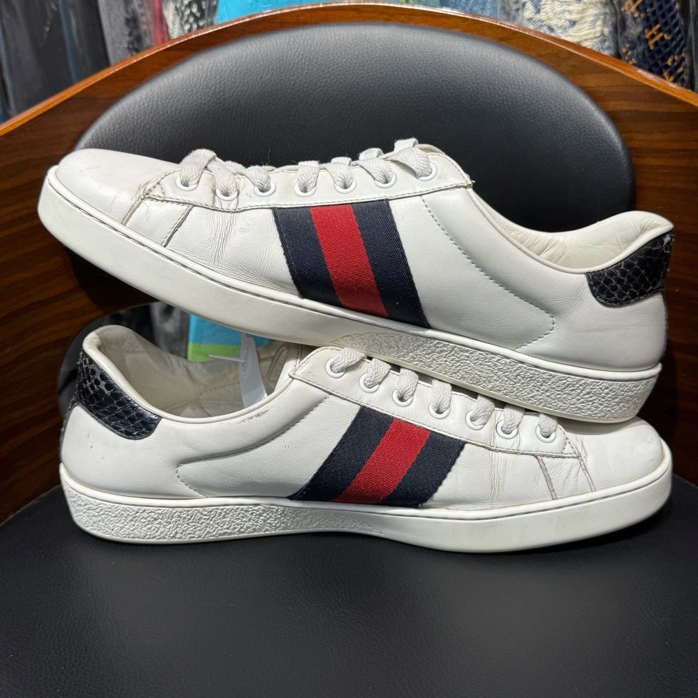 Gucci Gucci White Lowtop Sneakers 43 Men Size US 10 / EU 43 - 7 Thumbnail