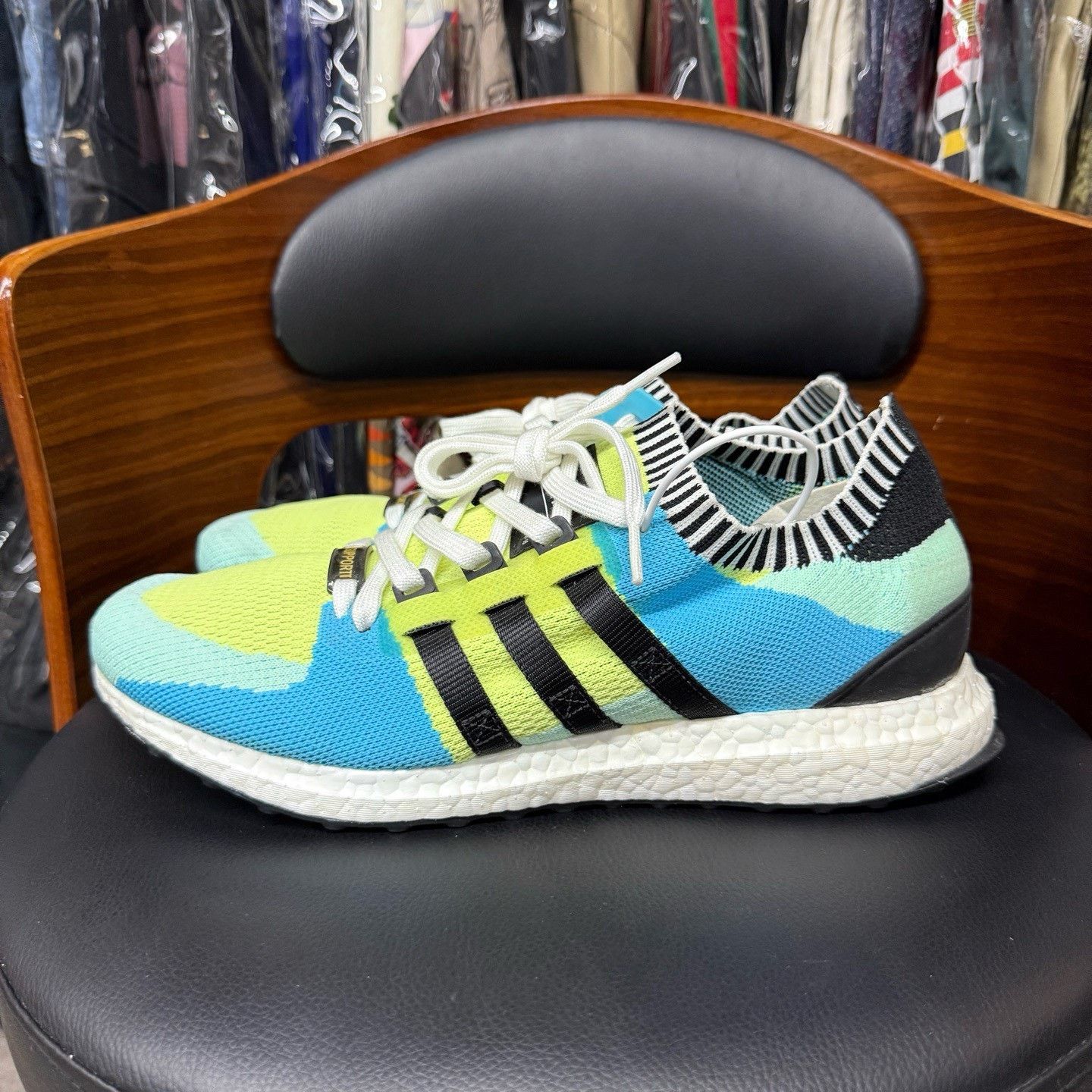 Adidas Adidas Green Lowtop Sneakers 44.5 Men Size US 11 / EU 44 - 6 Thumbnail
