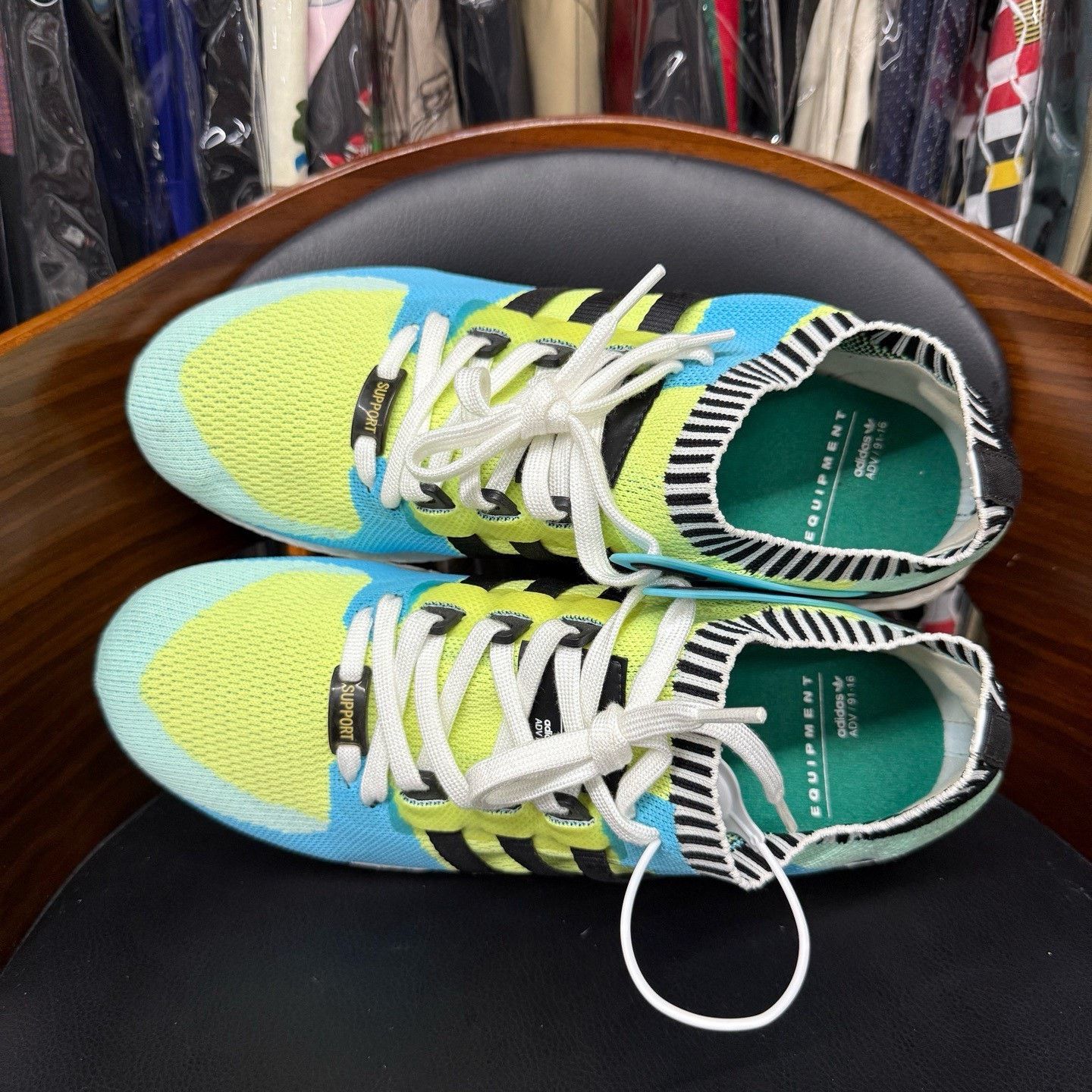 Adidas Adidas Green Lowtop Sneakers 44.5 Men Size US 11 / EU 44 - 8 Thumbnail