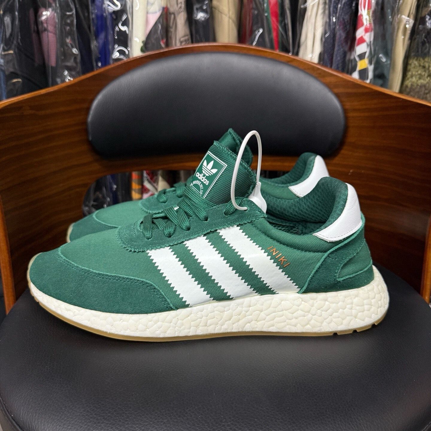 Adidas Adidas Running Green Lowtop Sneakers 44.5 Men Size US 11 / EU 44 - 6 Thumbnail