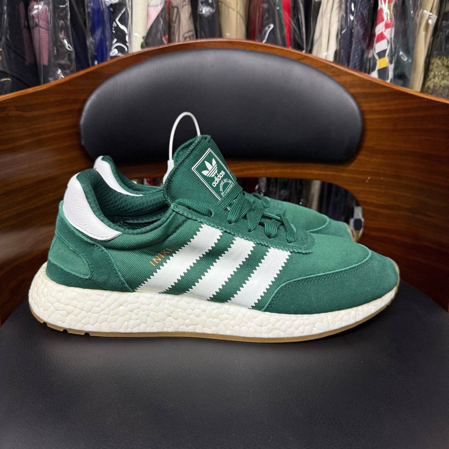 Adidas Adidas Running Green Lowtop Sneakers 44.5 Men Size US 11 / EU 44 - 4 Thumbnail