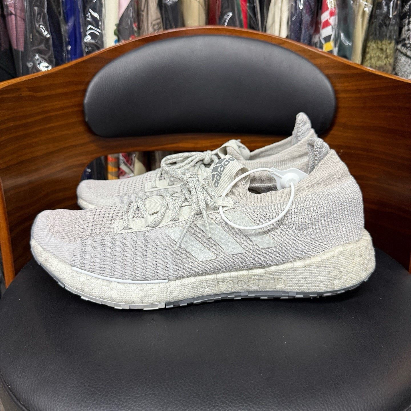 Adidas Adidas Running Gray Lowtop Sneakers 44.5 Men Size US 11 / EU 44 - 6 Thumbnail