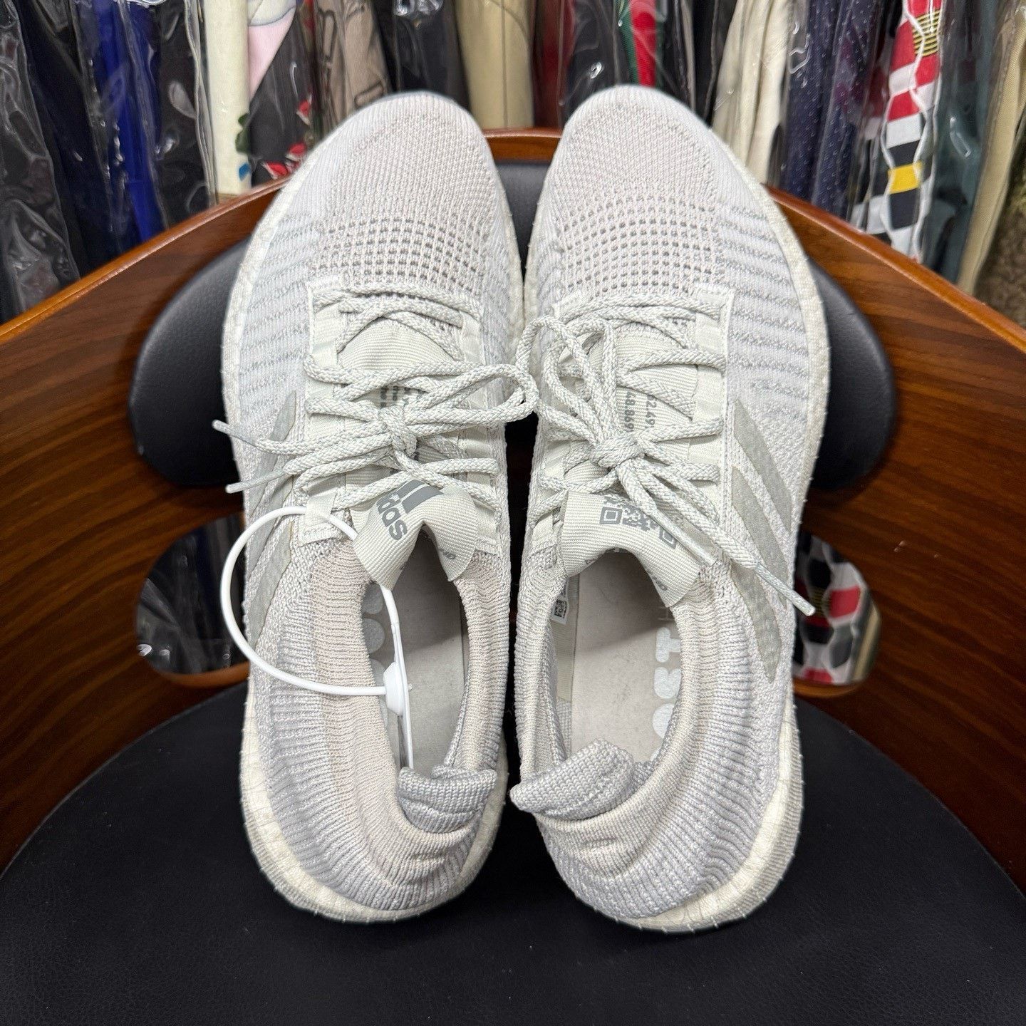 Adidas Adidas Running Gray Lowtop Sneakers 44.5 Men Size US 11 / EU 44 - 8 Thumbnail