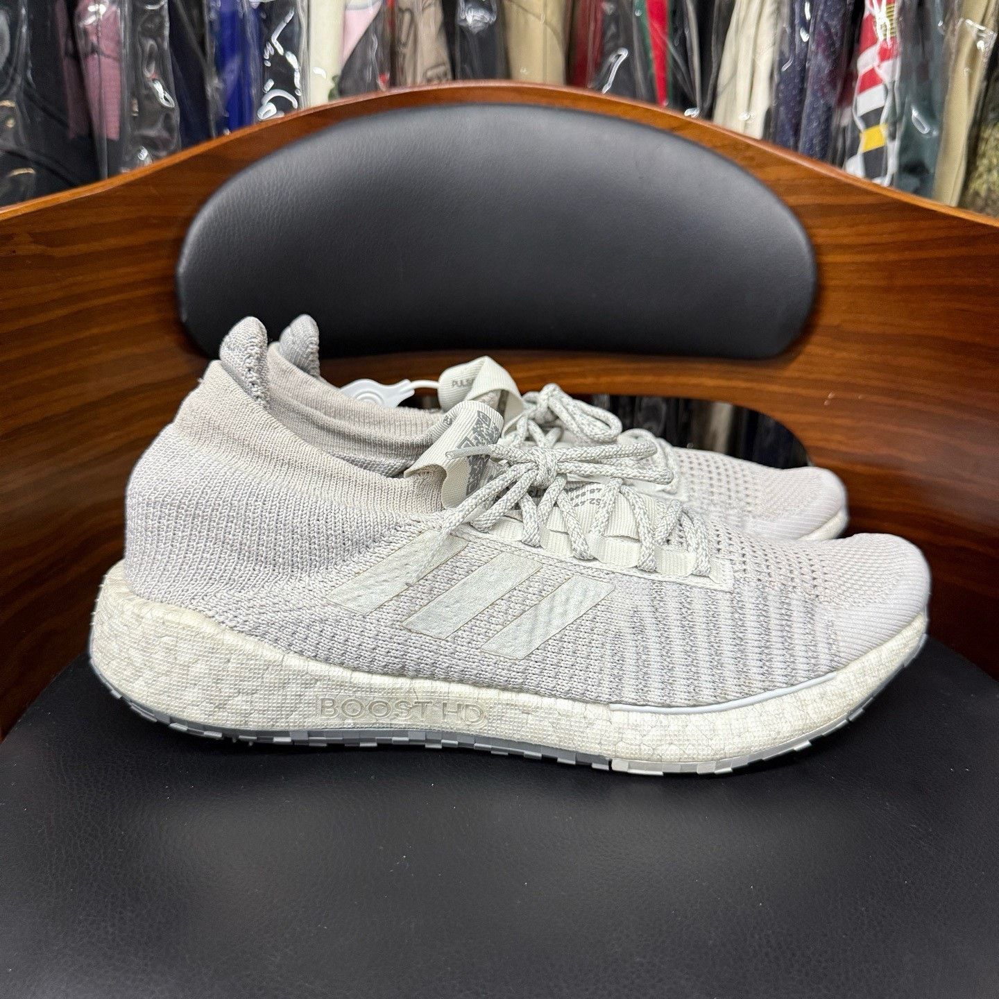 Adidas Adidas Running Gray Lowtop Sneakers 44.5 Men Size US 11 / EU 44 - 4 Thumbnail