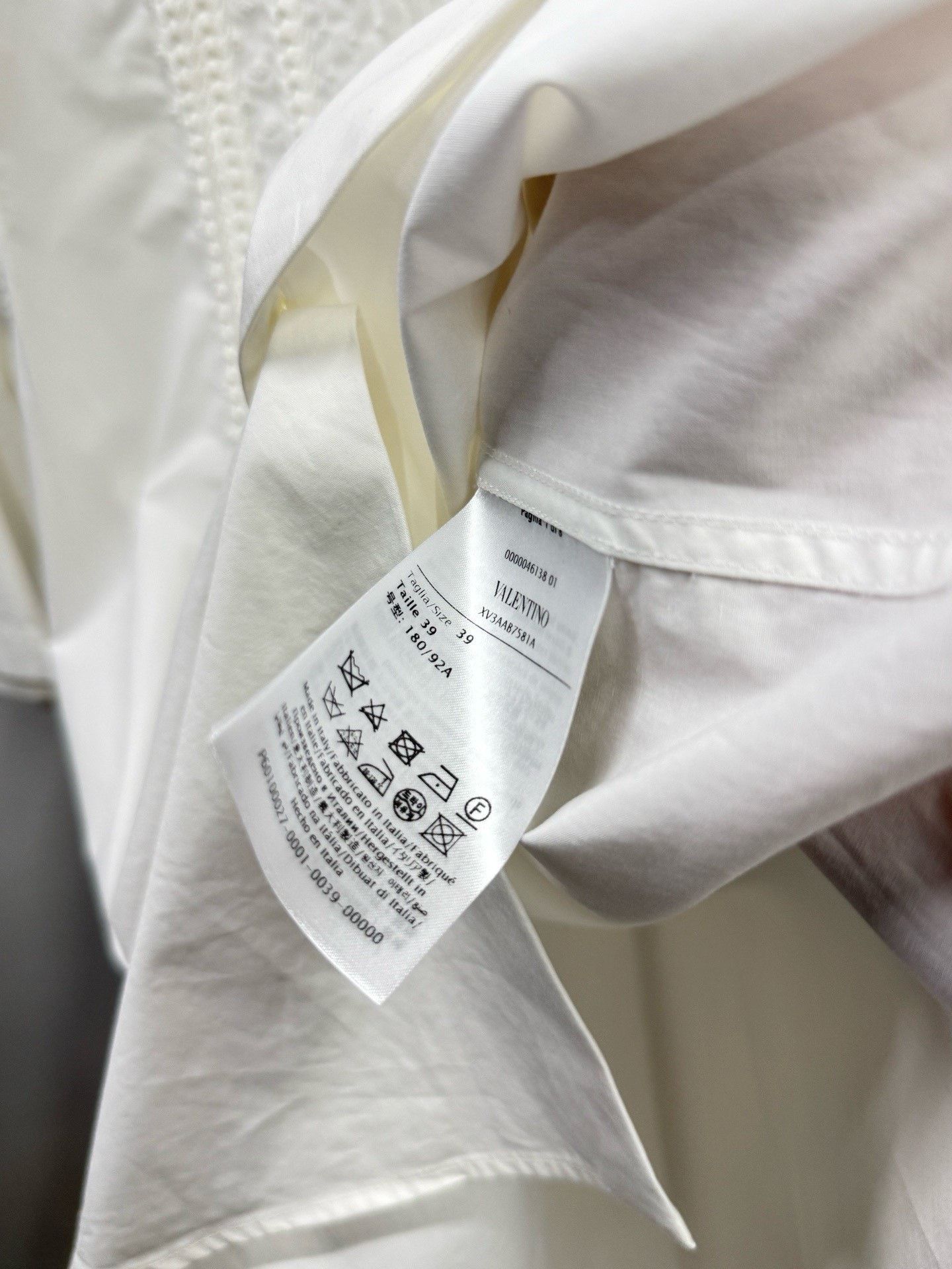 Valentino Valentino Embroidered Shirt 39 Men Size US M / EU 48-50 / 2 - 6 Thumbnail