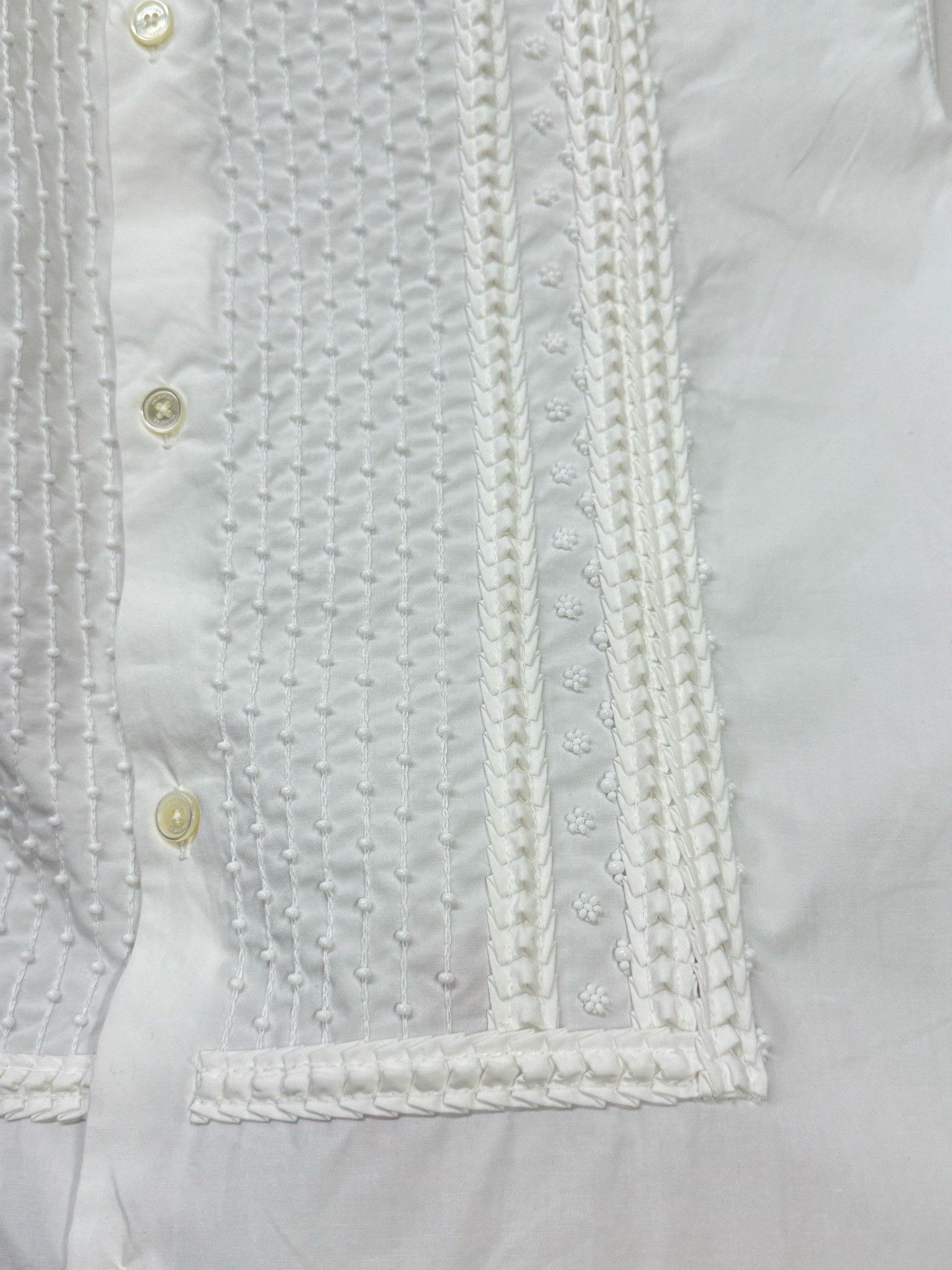 Valentino Valentino Embroidered Shirt 39 Men Size US M / EU 48-50 / 2 - 3 Thumbnail