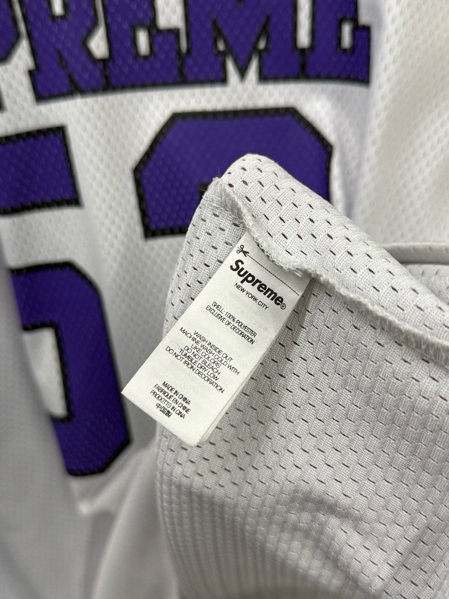 Supreme Supreme Printed Graphic White Jersey L Men Size US L / EU 52-54 / 3 - 6 Thumbnail