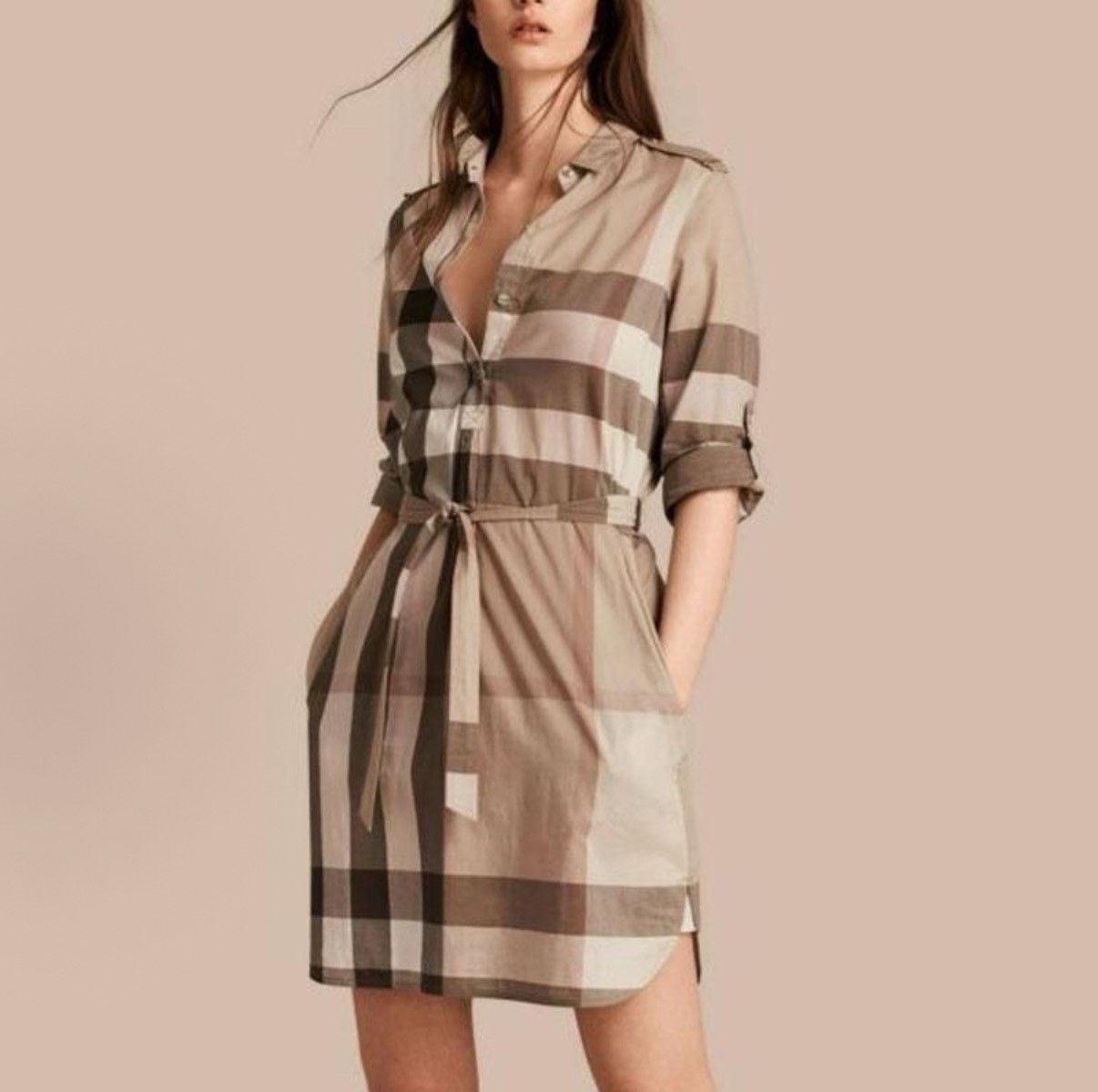 Burberry Burberry Plaid Dress 44 Women Size L / US 10 / IT 46 - 9 Thumbnail