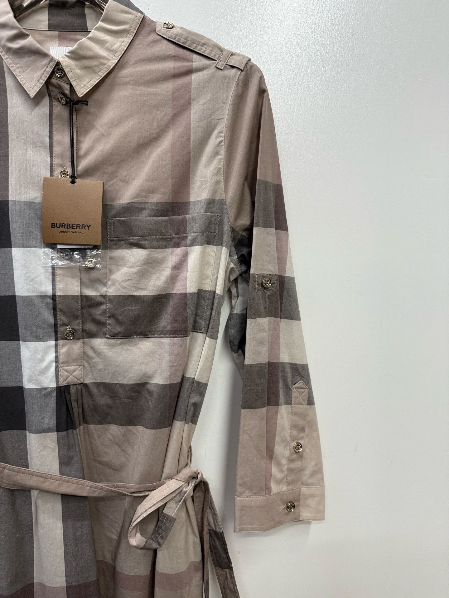 Burberry Burberry Plaid Dress 44 Women Size L / US 10 / IT 46 - 2 Thumbnail