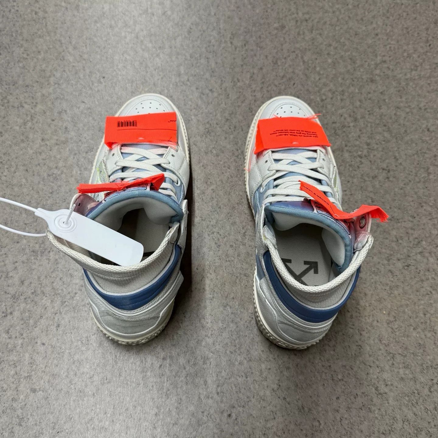 Off-White Off-White Blue Lowtop Sneakers 38 Men Size US 6 / EU 39 - 8 Thumbnail