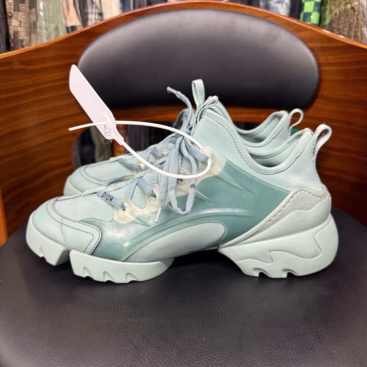 Dior Dior Blue Lowtop Sneakers 38 Women Size US 7.5 / IT 37.5 - 6 Thumbnail