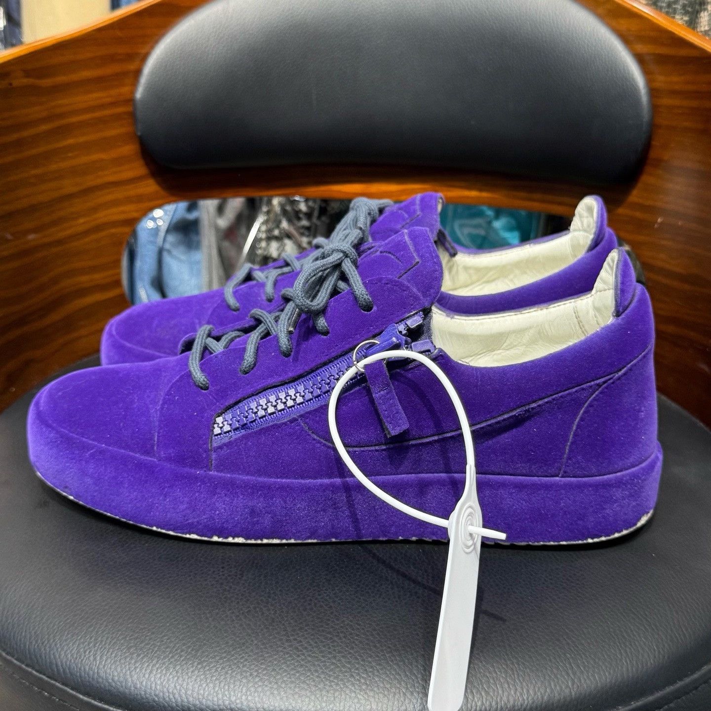 Giuseppe Zanotti Giuseppe Zanotti Casual Purple Lowtop Sneakers 41 Men Size US 8.5 / EU 41-42 - 6 Thumbnail