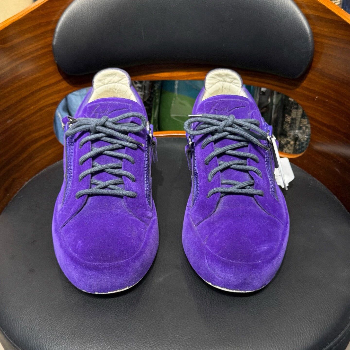 Giuseppe Zanotti Giuseppe Zanotti Casual Purple Lowtop Sneakers 41 Men Size US 8.5 / EU 41-42 - 2 Thumbnail