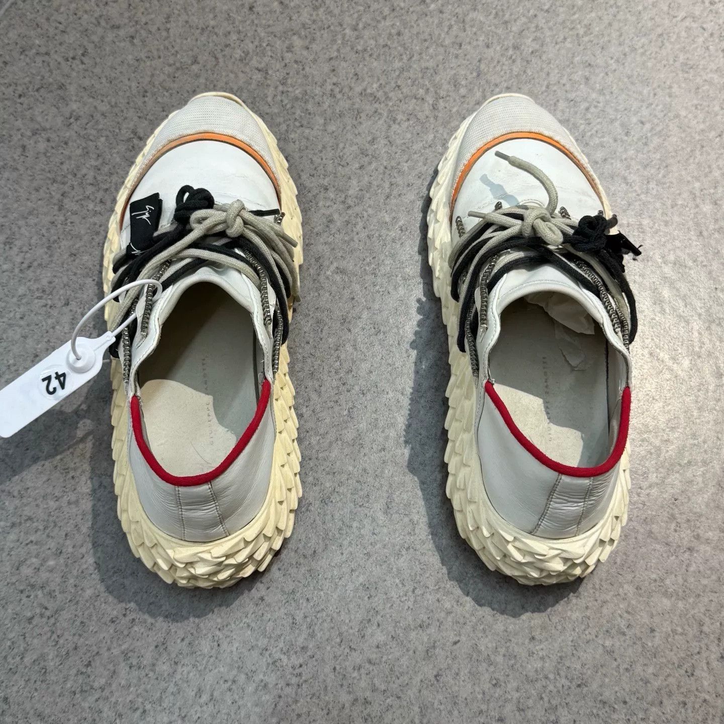 Giuseppe Zanotti Giuseppe Zanotti White Lowtop Sneakers 42 Men Size US 9 / EU 42 - 8 Thumbnail
