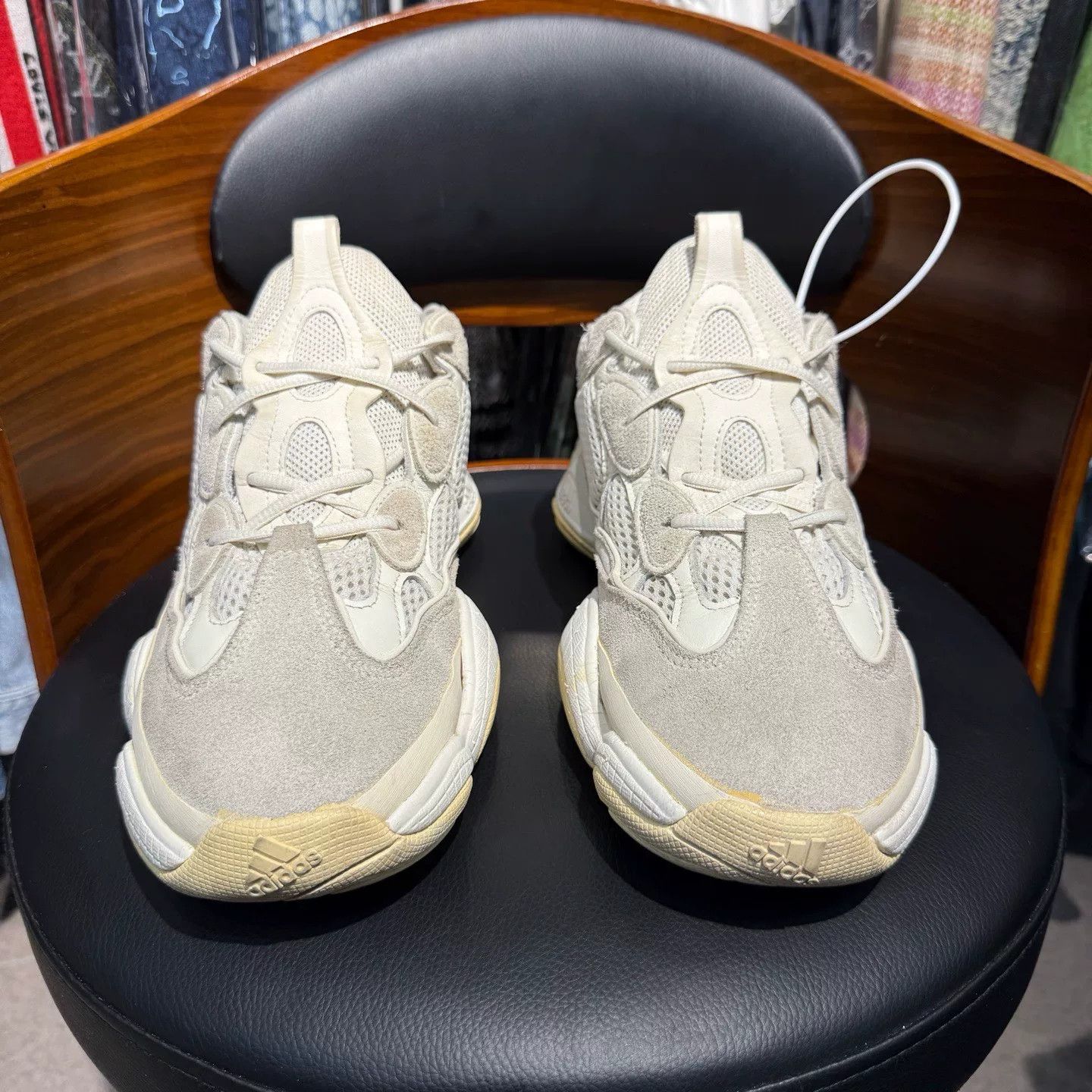 Adidas Adidas YEEZY500 White Lowtop Sneakers 46.5 Men Size US 12.5 / EU 45-46 - 2 Thumbnail