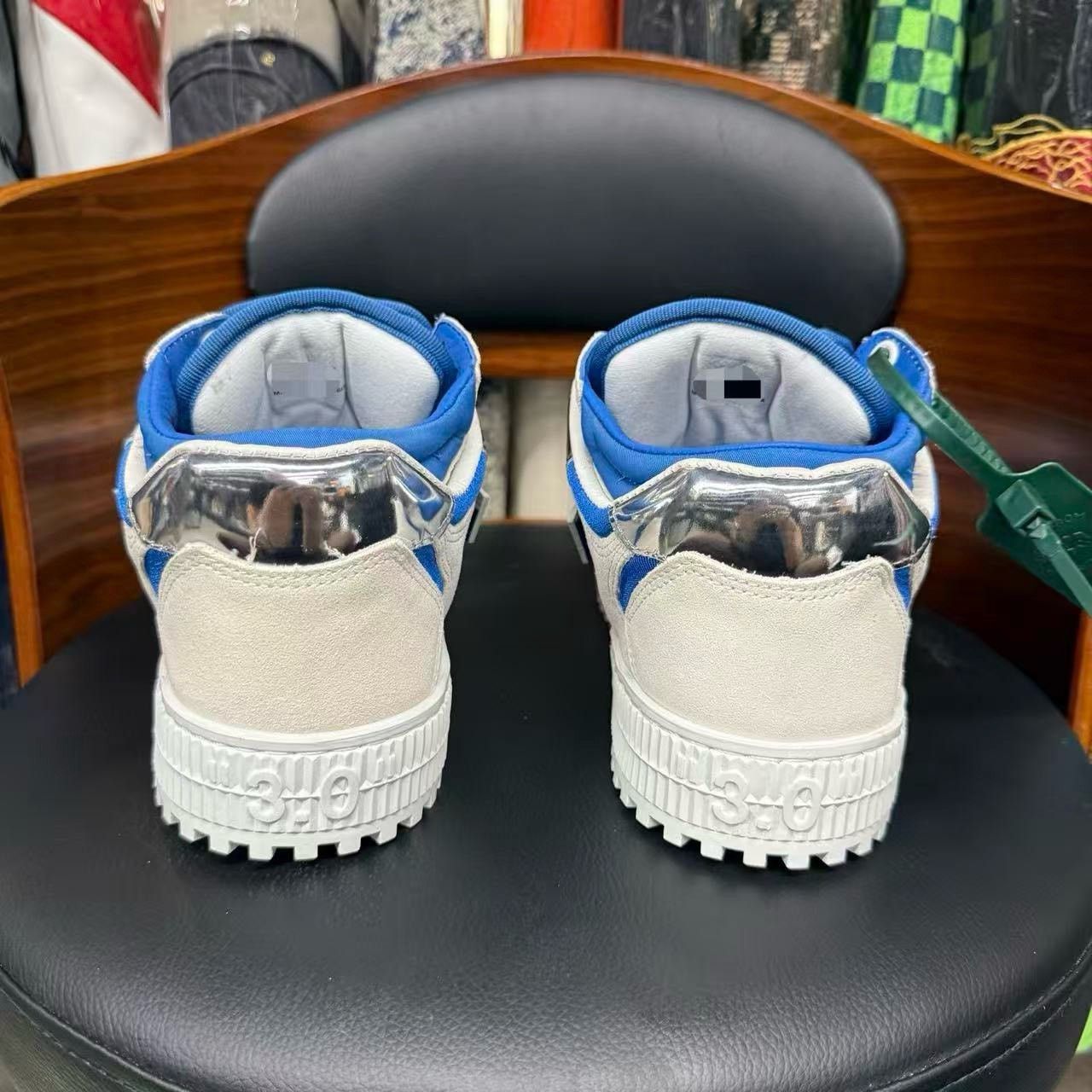 Off-White Off-White Blue Lowtop Sneakers 41 Men Size US 8.5 / EU 41-42 - 3 Thumbnail