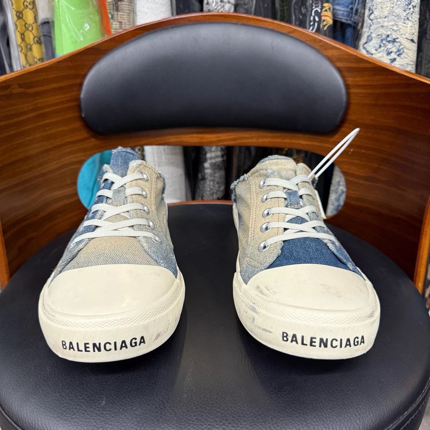 Balenciaga Balenciaga Denim Sandals 44 Men Size US 10.5 / EU 43-44 - 2 Thumbnail