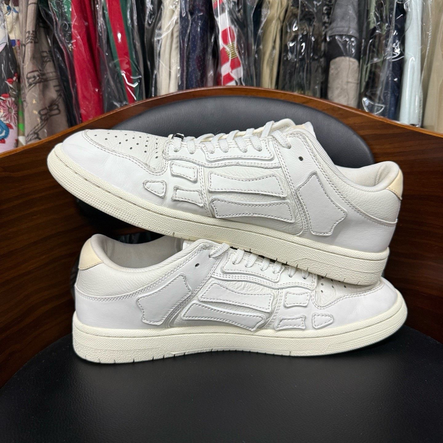 Amiri Amiri White Lowtop Sneakers 44 Men Size US 10.5 / EU 43-44 - 7 Thumbnail
