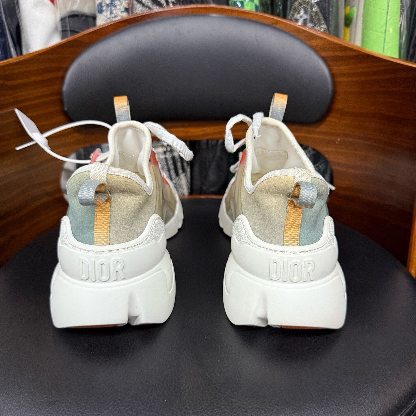 Dior Dior Tie-Dye Gradient Multi Lowtop Sneakers 38 Women Size US 7.5 / IT 37.5 - 3 Thumbnail