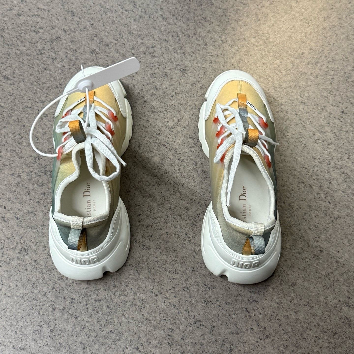 Dior Dior Tie-Dye Gradient Multi Lowtop Sneakers 38 Women Size US 7.5 / IT 37.5 - 8 Thumbnail