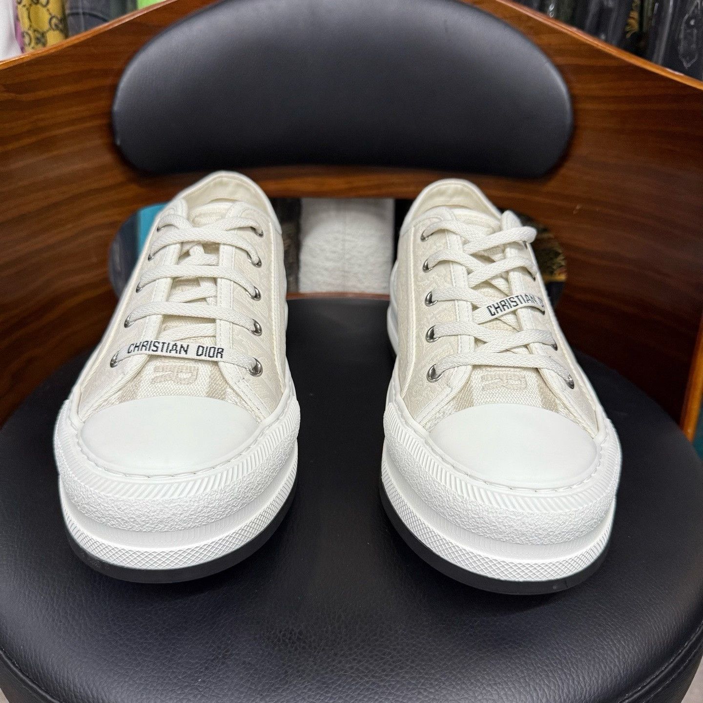 Dior Dior White Lowtop Sneakers 41 Men Size US 8.5 / EU 41-42 - 2 Thumbnail